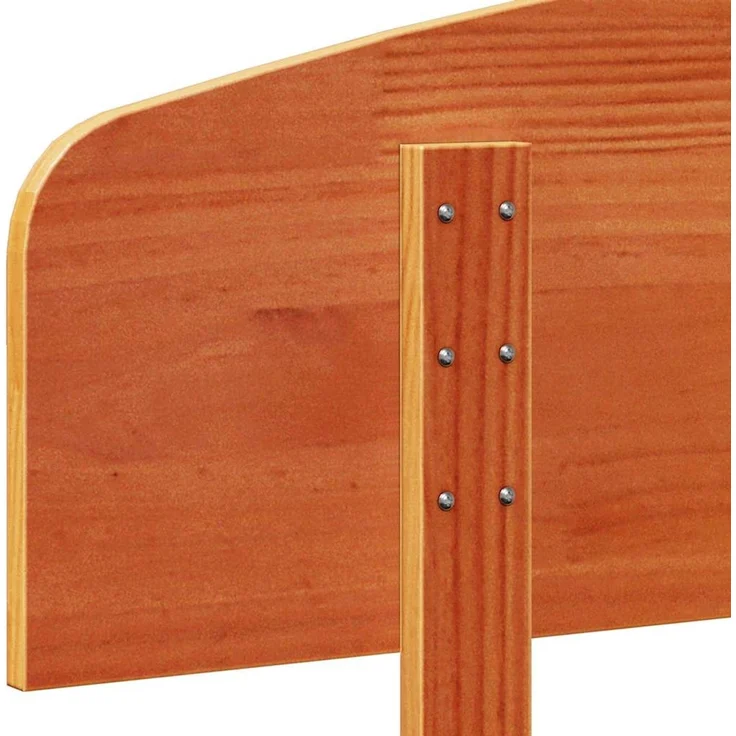 vidaXL Kopfteil Wachsbraun 75 cm Massivholz Kiefer Braun – Bild 6