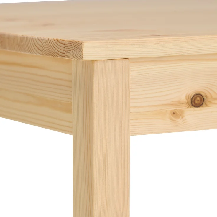 Esstisch mit 4 Stühlen Set Essgruppe Holz Kiefer Natur Esszimmertisch 108x65 cm Küchenstühle Massiv Landhausstil – Bild 10