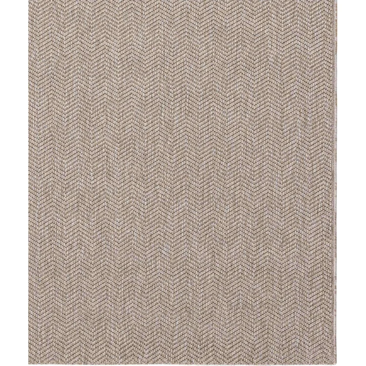 Moderner Naturteppich 97 x 200 cm Polypropylen Beige 88778175 [en. casa] – Bild 2