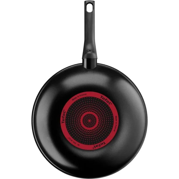 TEFAL Simply Clean B5671953, Rund, Wok-/Bratpfanne, Schwarz, Titan, Aluminium, 3,6 l