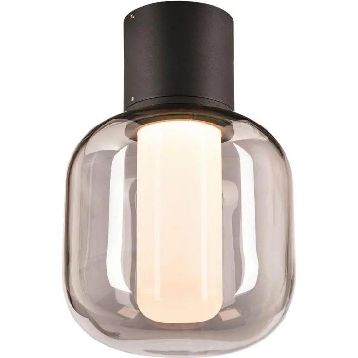 SLV 1004677 OVALISK CL Outdoor LED Deckenaufbauleuchte anthrazit CCT switch 3000 4000K