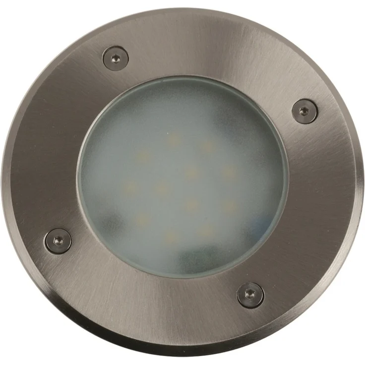 Heitronic 500148 LED Bodeneinbaustrahler Messina 90° Edelstahl starr rund 115mm – Bild 3