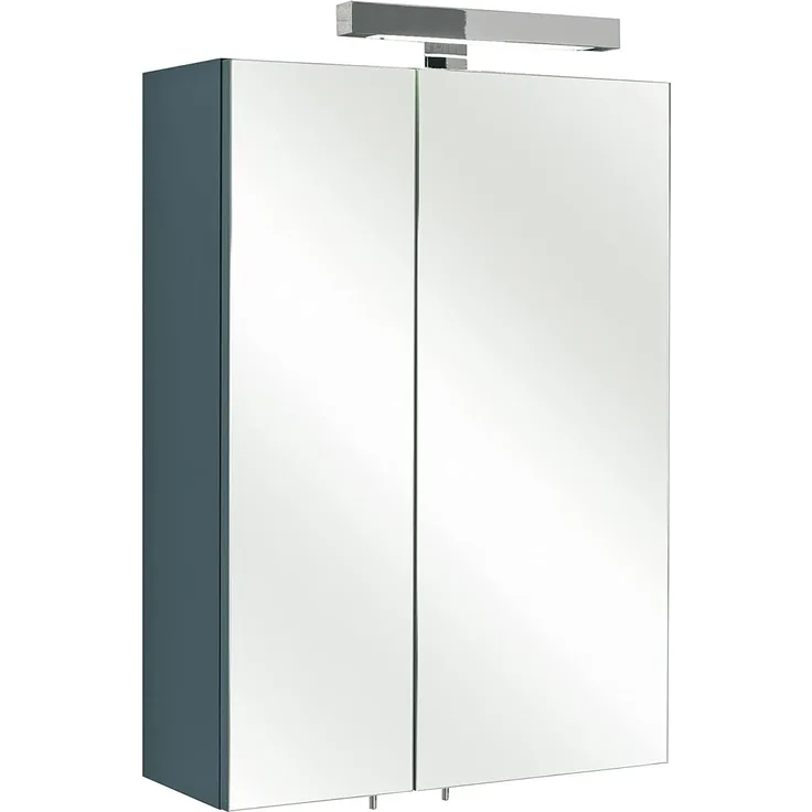 Pelipal 311 Mainz Spiegelschrank Rio, Holzdekor, Anthrazit Glanz, 20,0 x 50,0 x 70,0 cm
