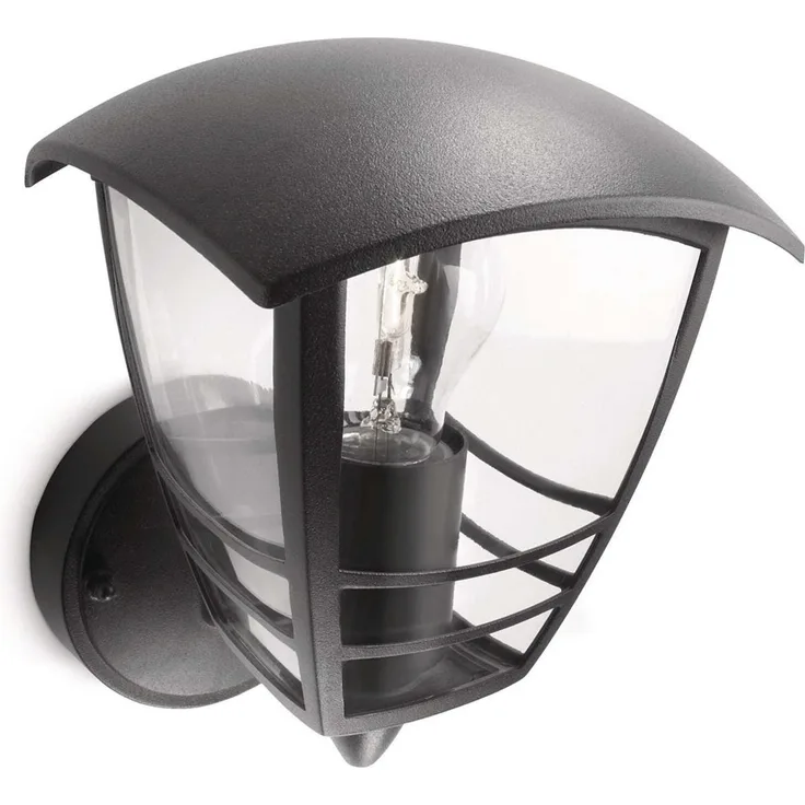 Wandleuchte Philips Creek Schwarz 60 W