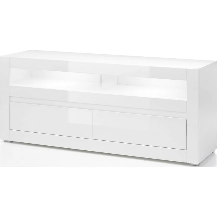INOSIGN Lowboard Carat, Breite 150 cm, wird mit 2 Leisten geliefert (weiss und grau) – Bild 1