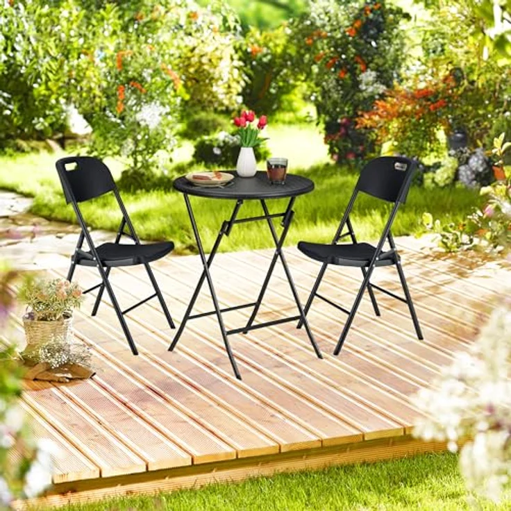 Klappstuhl für Garten im 2er Set – Bild 2