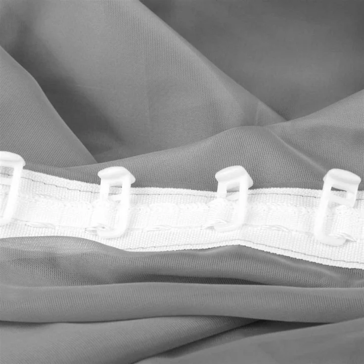 Bestlivings Vorhang (2 St), Kräuselband, transparent, Voile, Gardinenset "Transparent" mit Universalband – Bild 3