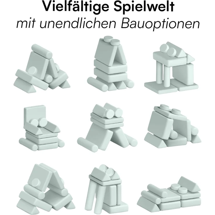 Bellabino 'Nile' Spielsofa mit Kissen und Armlehnen, 8-tlg, Cord, türkis, faltbare Kindercouch, abnehmbarer & waschbarer Bezug, Kindersofa aus Schaumstoff – Bild 4