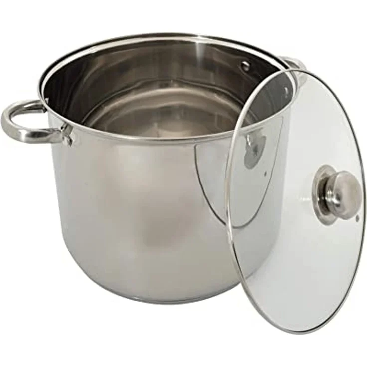 DESKI Großraumtopf 14 Ltr. Ø 28 cm mit Glasdeckel 613-401544 – Bild 2