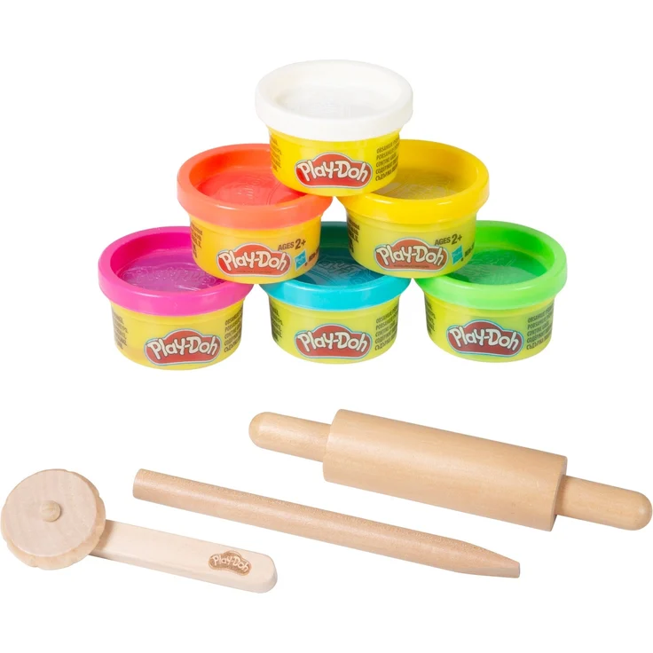 roba Matschküche 'roba x Play-Doh' - Massivholz - FSC®-zertifiziert - inkl. Zubehör - Grau – Bild 7