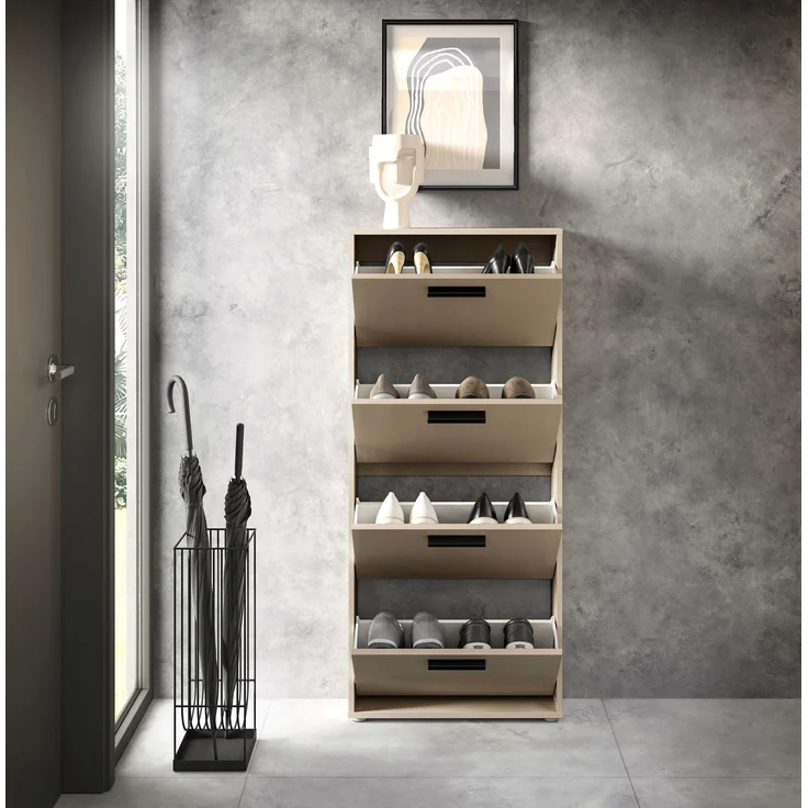 Schuhkipper >Sam< ca. 8 Paar Schuhe, in Kaschmir - 59x136x17cm (BxHxT) – Bild 5