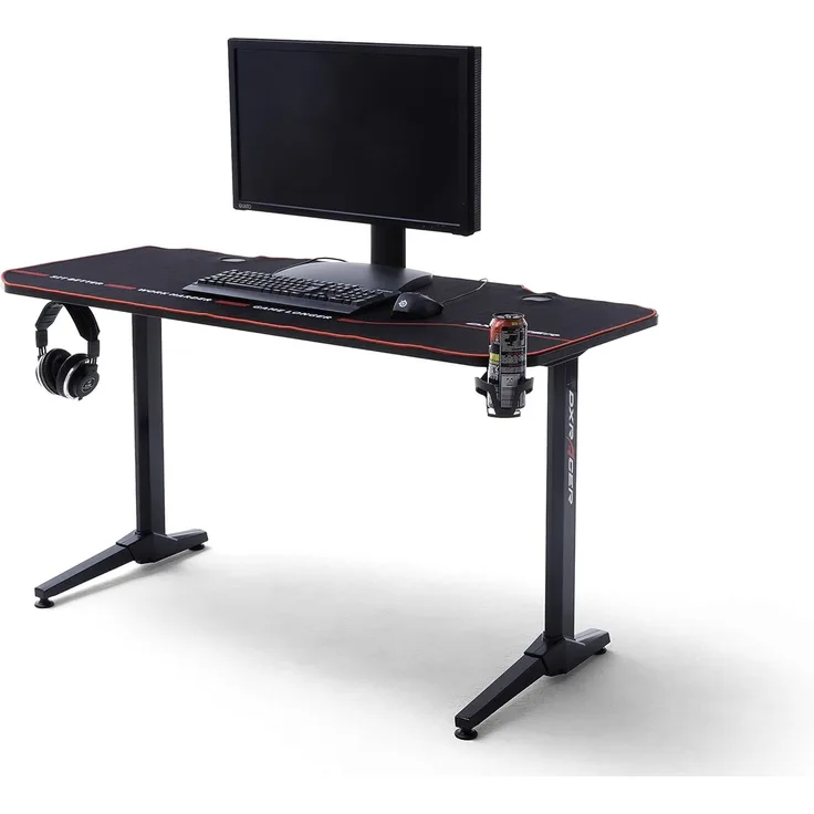 'DX-Racer' Gamingtisch, schwarz, 140 x 75 x 66 cm