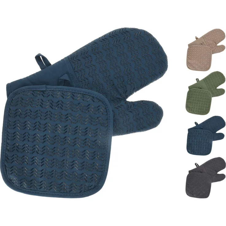 Ofenhandschuh & Topflappen 2tlg. WANNA