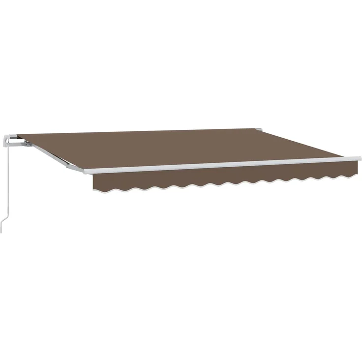 vidaXL Einziehbare Markise Taupe 4 x 2 m Stoff 3425822 – Bild 2