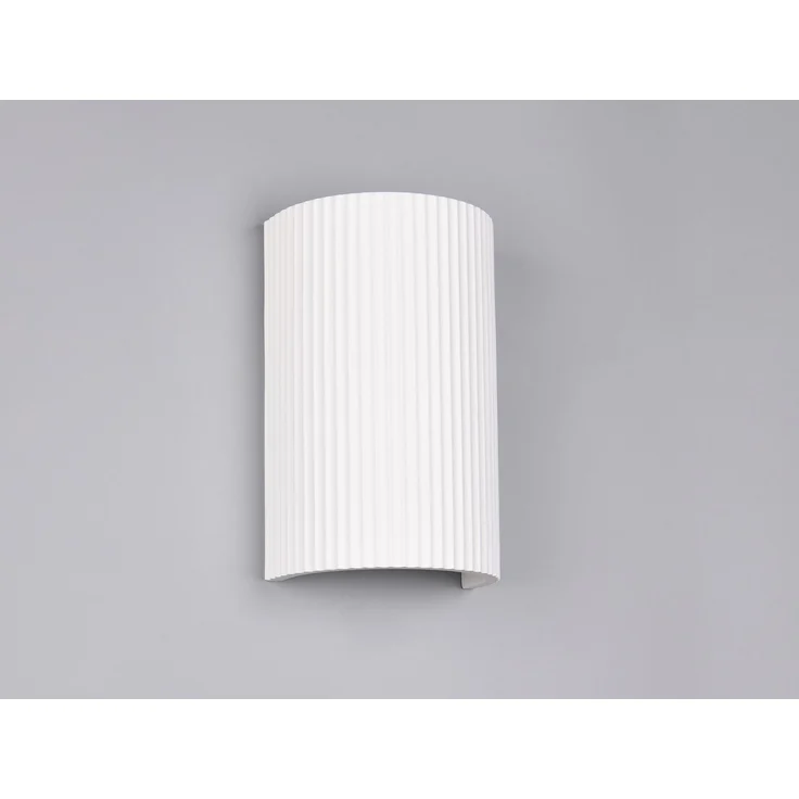 Wandleuchte RAPOSA halbrund aus Gips mit Up and Down Lichteffekt, Höhe 22cm – Bild 11