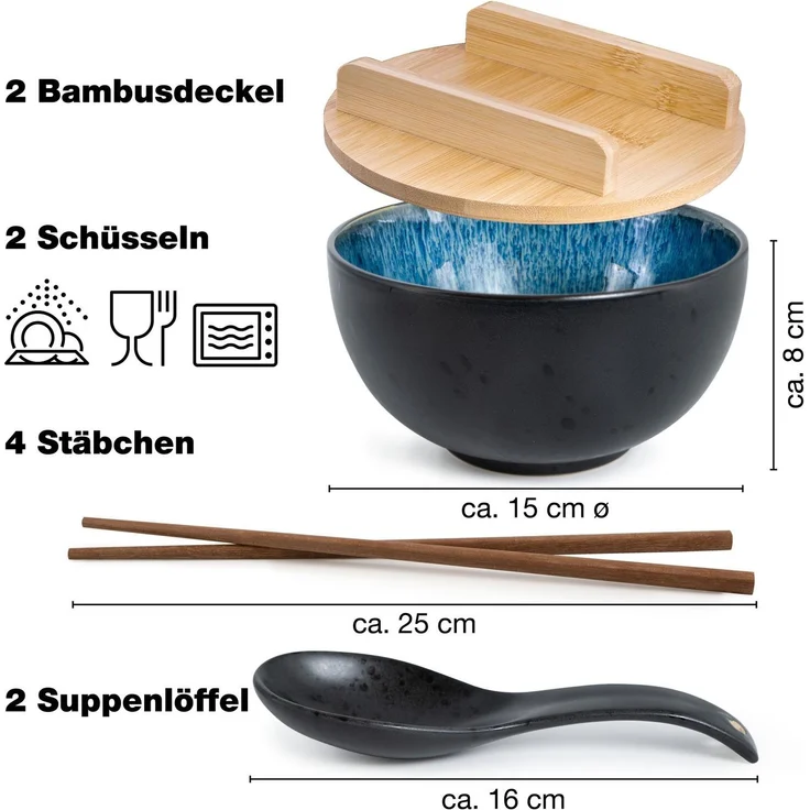 Moritz & Moritz SOLID 2x Ramen Blau – Bild 2
