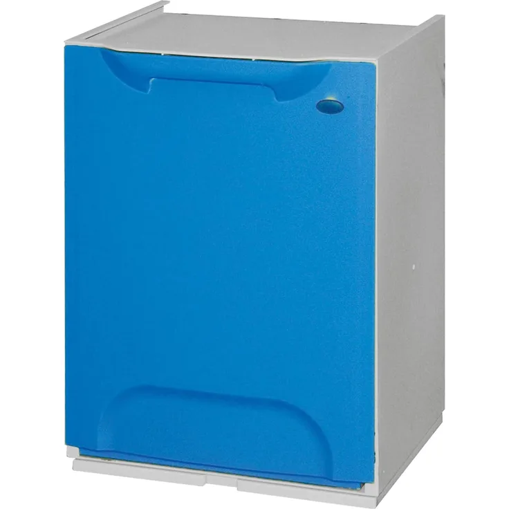 Mülltrenner - Müllsortierer-Element 20 Liter, aus Kunststoff, blau