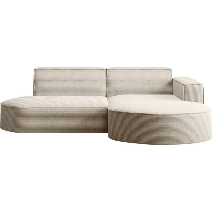 Kaiser Möbel Ecksofa Designer MODENA STUDIO L stoff Cord, Ecksofa, Cord Sofa, L-Form, Links/Rechts wählbar – Bild 1