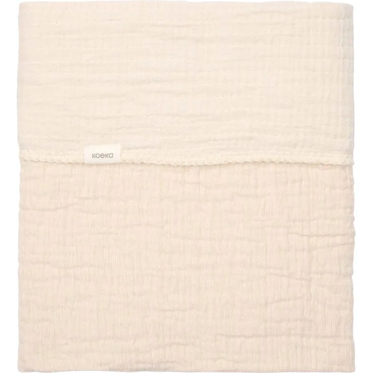 Koeka Rivoli Babydecke - Größe 75x100 - Warm Whi