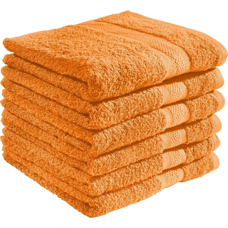 REDBEST Handtuch Handtuch "Chicago" 6er-Pack, Frottier (6-St), Walk-Frottier Uni – Bild 1