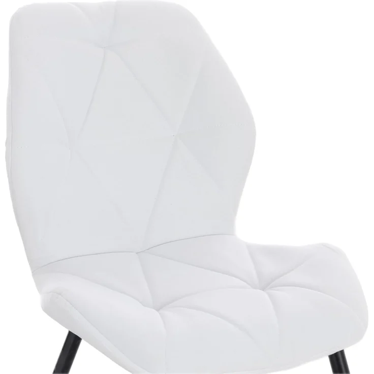 SVITA Esszimmerstuhl JAMIE (Set, 2 St), 2er Set, Küchenstühle, Stoffbezug, Weiß – Bild 7