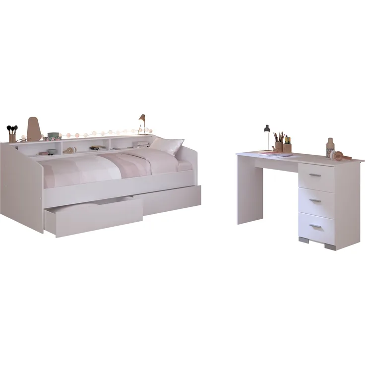 Parisot 'Sleep 46' 3-tlg. Kinderzimmer-Set, Holz weiß