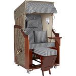 intergrill Strandkorb Ava Deluxe Strandkorb Einsitzer, BxTxH: 97x80x170 cm, Gartenmöbel