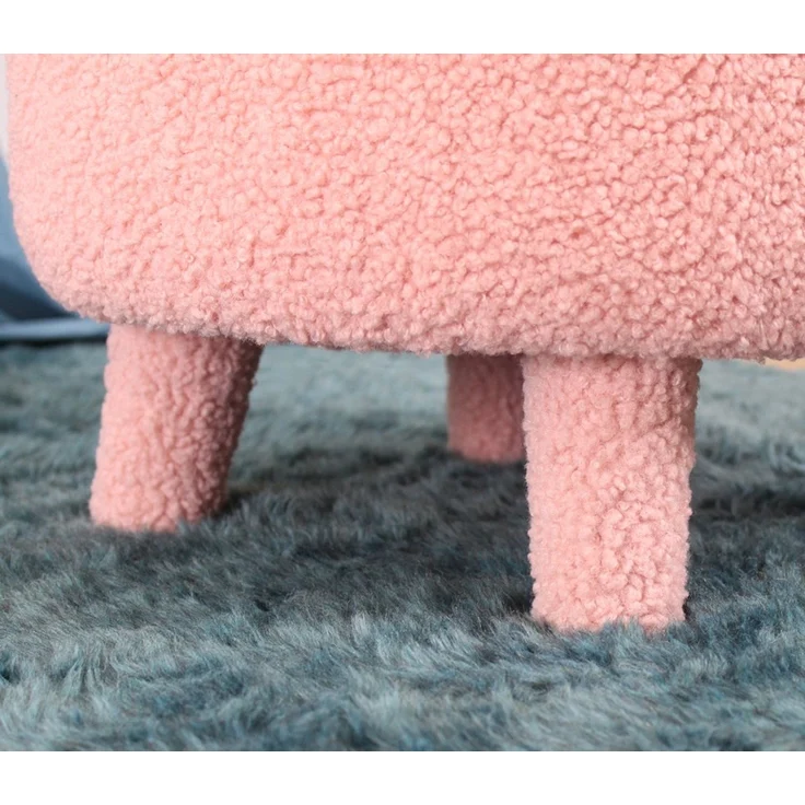 Hanah Home 'Moouv 3343 - Powder' Pouffe, Pulver, 46 x 51 x 46 cm – Bild 5