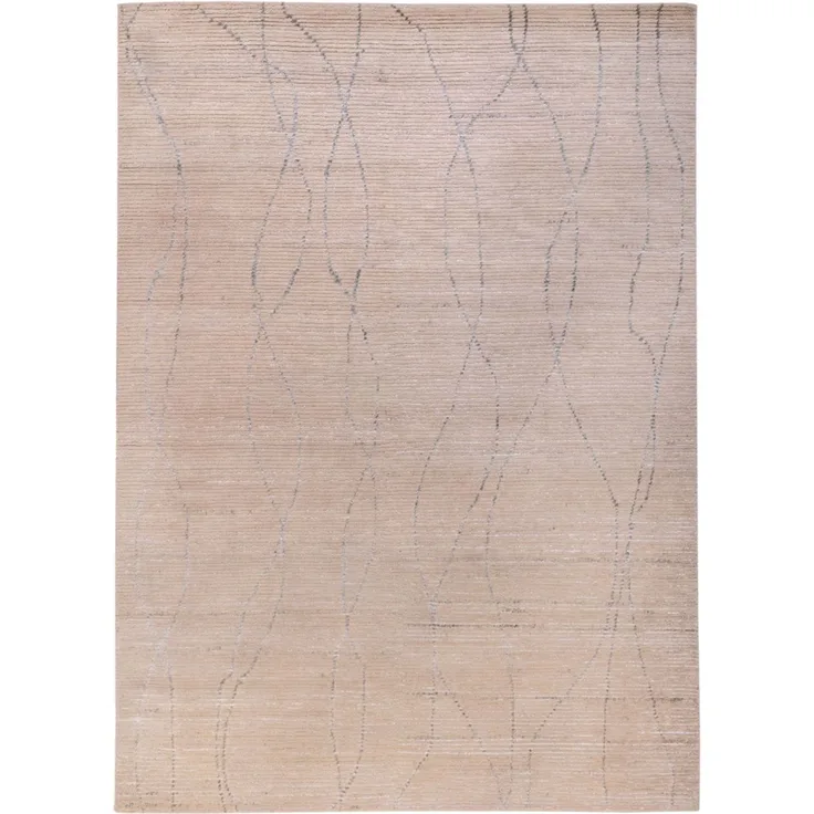 Designer Teppich - 236 x 176 cm - beige