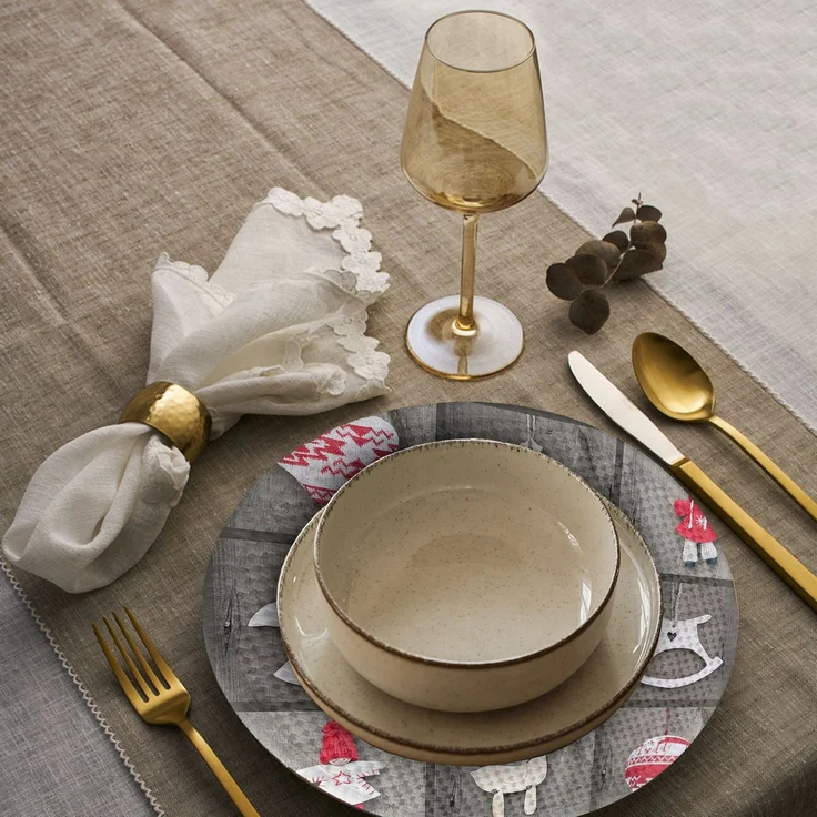 Hermia Concept '3136Supla' Tischset, Mehrfarbig, Ø 37 cm – Bild 3