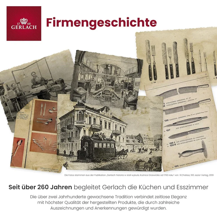 GERLACH. NOŻY W BLOKU 5szt. LOFT – Bild 6