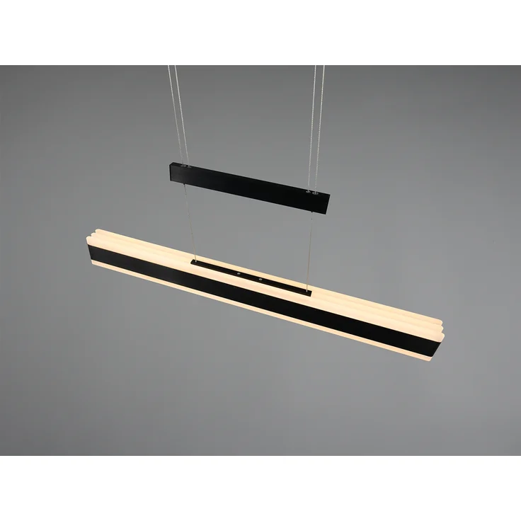 LED Pendelleuchte ARCOLA ausziehbar höhenverstellbar Schwarz, max. Breite 152cm – Bild 8