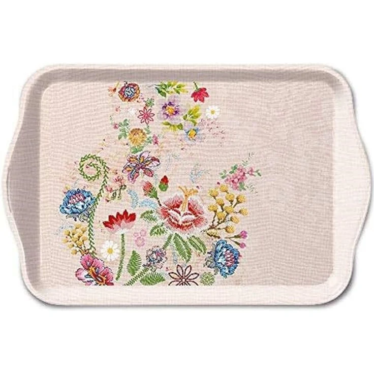 Ambiente Luxury Paper Products Tablett Melamin 15 x 21 cm Serviertablett- Kaffee, Tee Serivce, Melamin