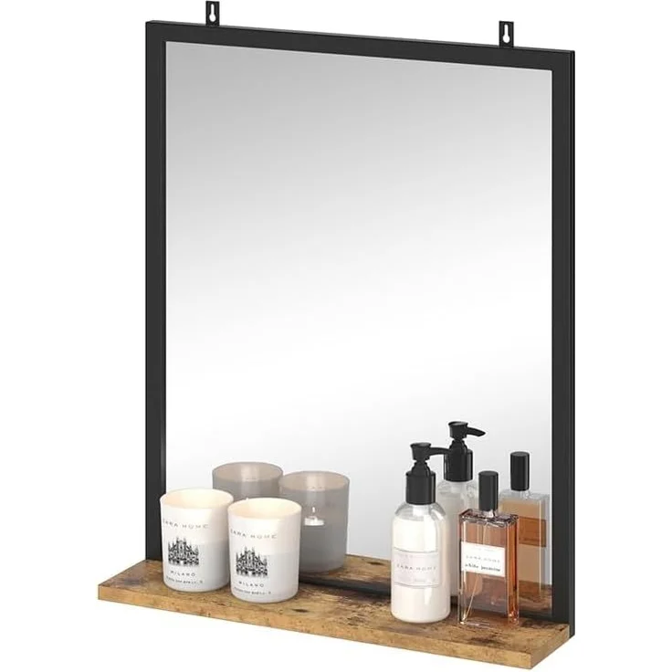 Vicco Badezimmerspiegel Antikholz 50 x 60 cm, Fyrk – Bild 7