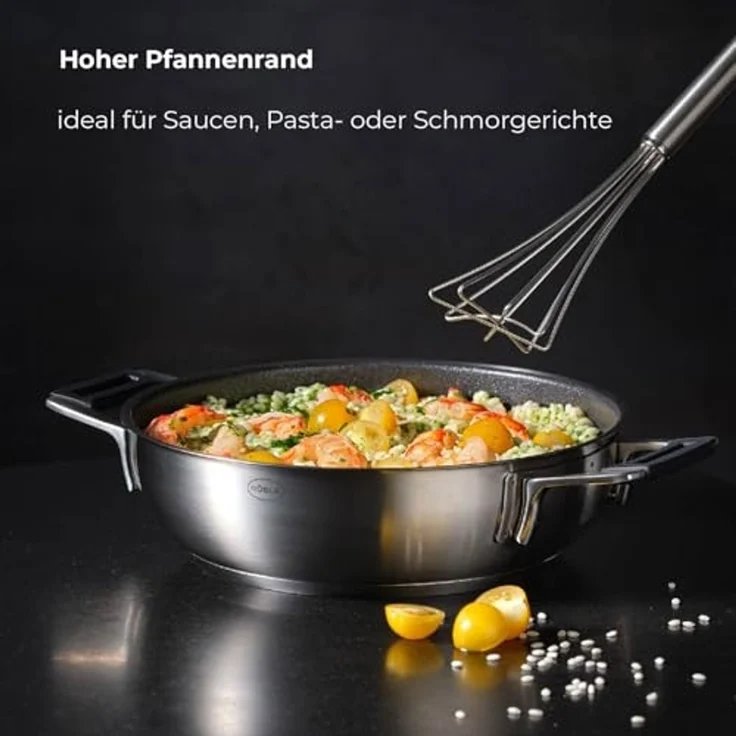 RÖSLE 'Silence Pro' Servierpfanne mit 'ProResist' Deckel, Ø 28 cm – Bild 3