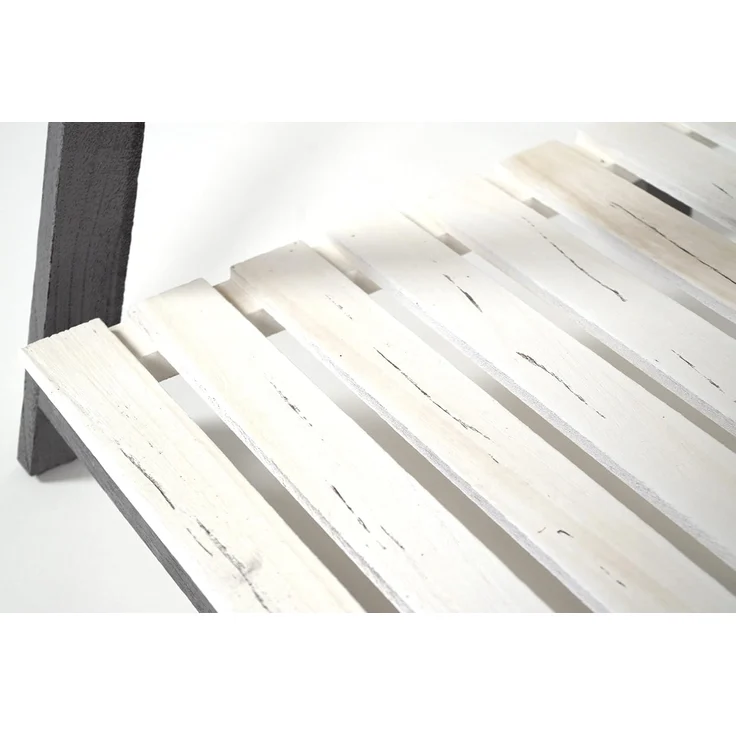 Kobolo Regal Stufenregal WHITE-GREY aus Paulownia-Holz – Bild 6