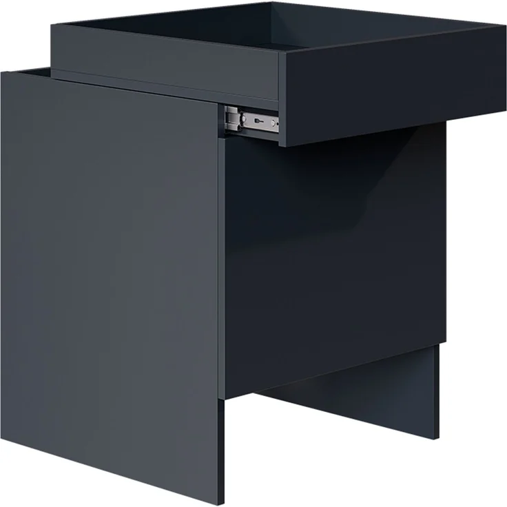 Saugroboterschrank Dustin Anthrazit 50 x 67.5 cm mit 1 Tür Vicco – Bild 1