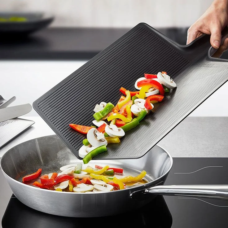 GEFU Set Falt-Schneidebrett LAVOS mit Santoku Messer by Greenpan – Bild 4