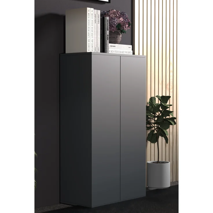 VCM Kommode & Sideboard Dalosa 918323 Anthrazit H. 108 x B. 60 x T. 32 cm – Bild 5