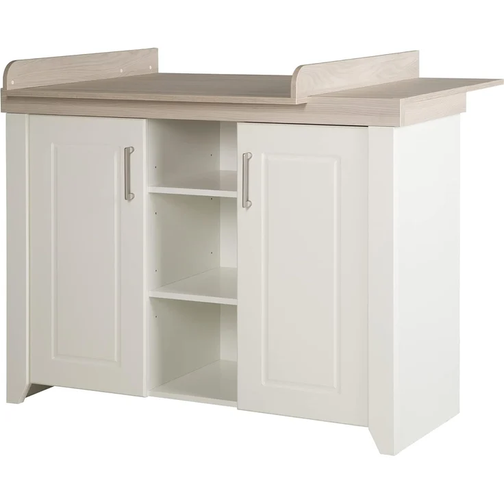 roba Kinderzimmerset 'Felicia' 3-teilig - Bett 70 x 140 - Kleiderschrank 3-türig - Weiß / Luna Elm – Bild 6