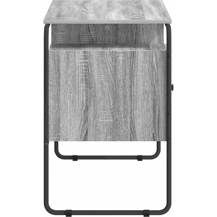 vidaXL Schreibtisch mit Stauraum Sonoma-Grau 120 x 50,5 x 75,5 cm 8008041 – Bild 5