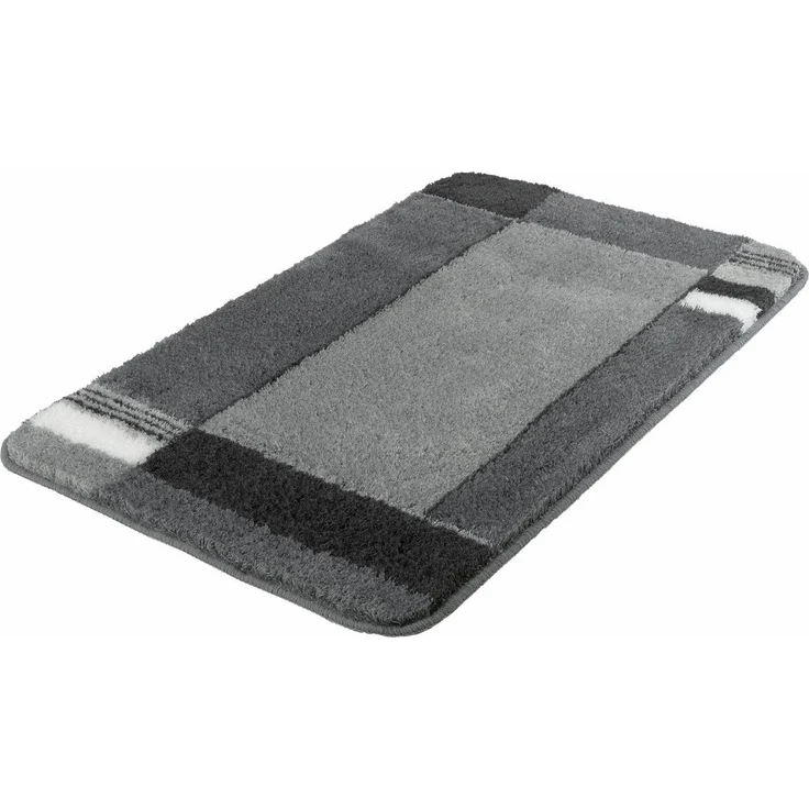 Kleine Wolke Badematte Padova, Höhe 20 mm, rutschhemmend beschichtet, fußbodenheizungsgeeignet, Kunstfaser, rechteckig, Badteppich, modernes Design, mit Bordüre, Kundenliebling – Bild 1