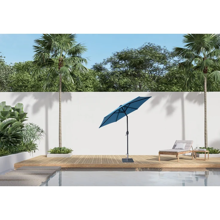 Primaster Sonnenschirm Ingenio hellblau Ø 250 cm – Bild 3