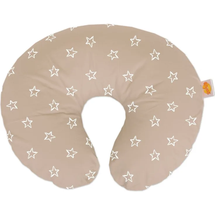 Theraline Wynnie Stillkissen inkl. Bezug Polyesterfaser Sterne cappuccino