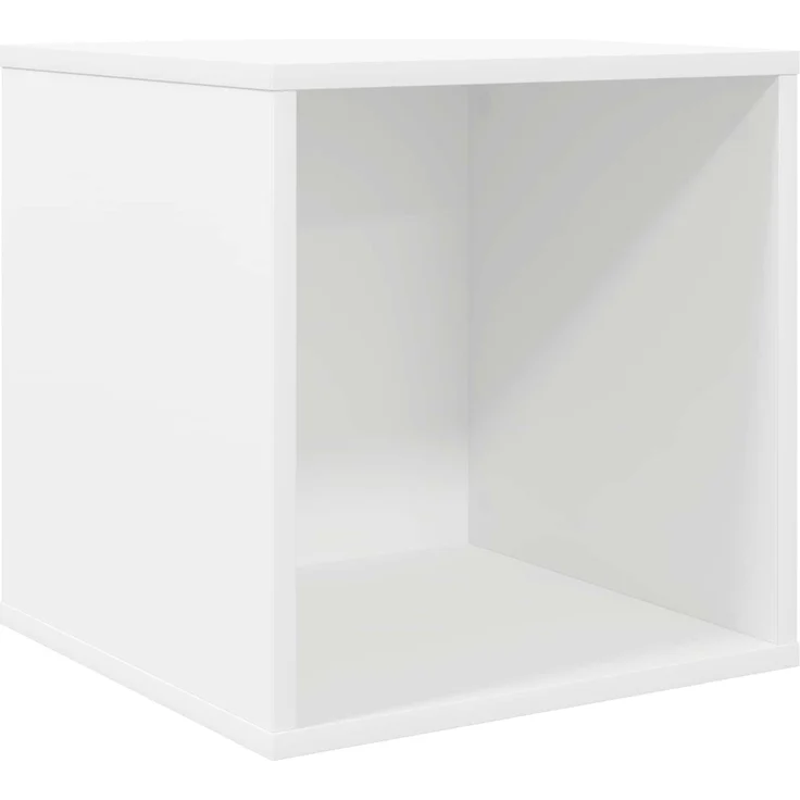 vidaXL Vinyl Album Box Weiß 37 x 36,5 x 38 cm Holzwerkstoff 8012842 – Bild 2