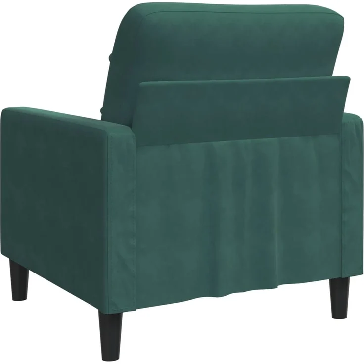 vidaXL Sessel Dunkelgrün 60 cm Samt 4007606 – Bild 5