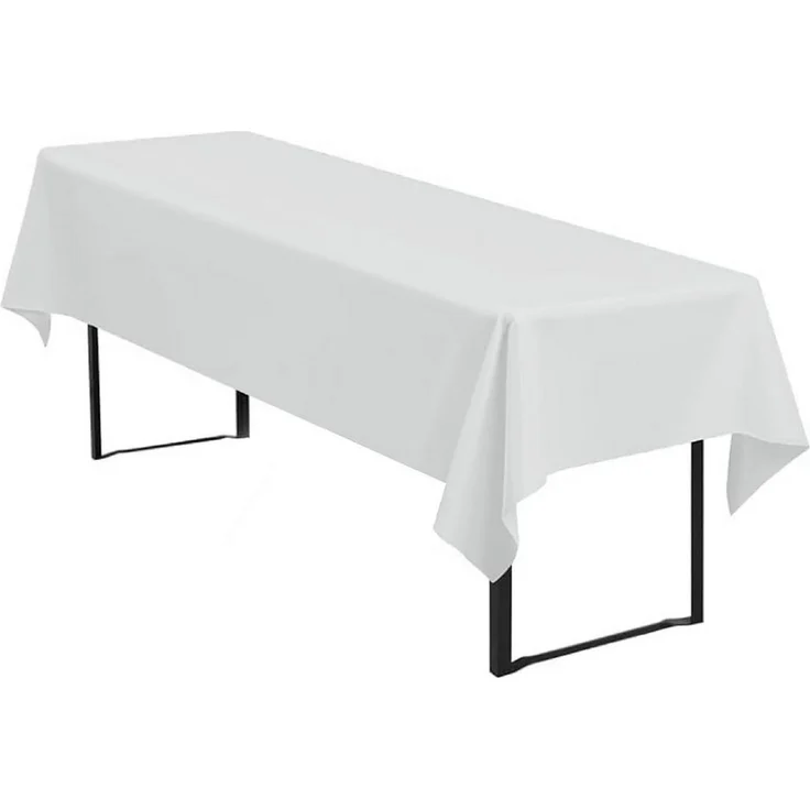 Delindo Lifestyle Gartentischdecke für Bierzeltgarnitur abwaschbar 110x260 cm (1-tlg), Leinenstruktur mit Fleckschutz Sondermaß 110x260 für Bierzeltgarnitur – Bild 1
