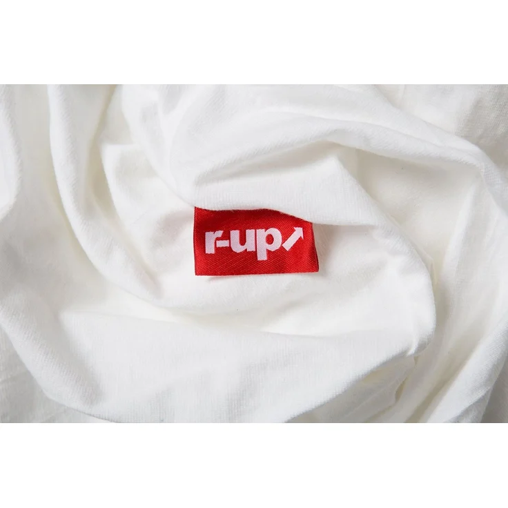 r-up Prima Spannbettlaken 90x200-100x220 bis 35cm Höhe weiss 97% Baumwolle / 3% Elasthan 160g/m² – Bild 4