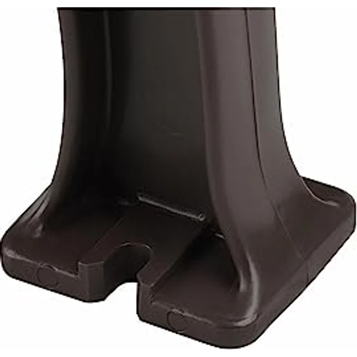 PROREGAL Gartenbank Antigua 3-Sitzer, schokoladenbraun, witterungsbeständig & UV-beständiger Kunststoff, HxBxT 74 x 150 x 54 cm – Bild 5
