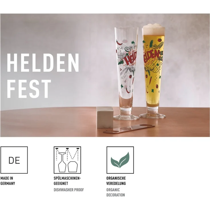 Ritzenhoff 6271002 Bierglas 2er-Set F25 HELDENFEST Bier 2025 – Bild 6